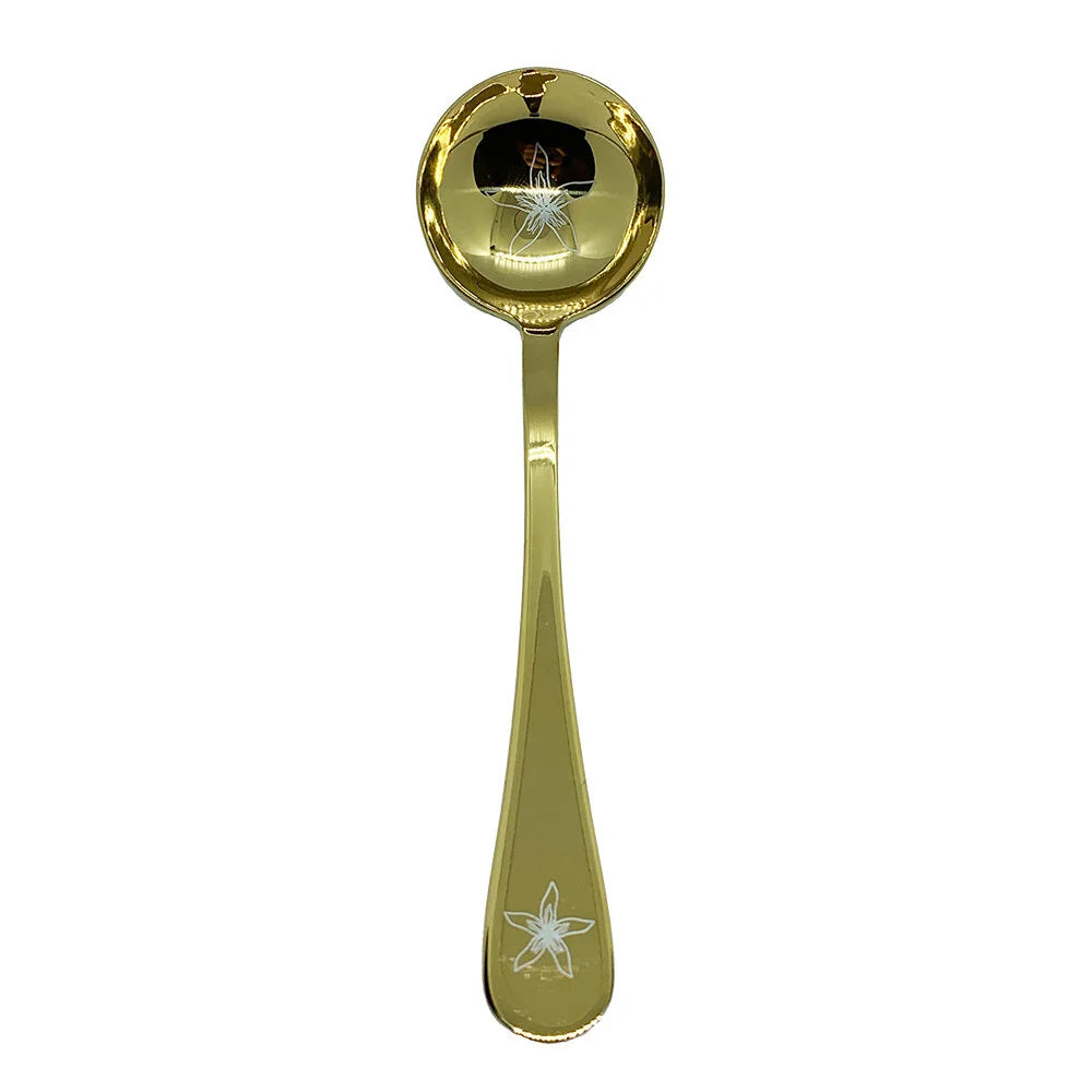 "Coffee blossom" cupping spoon