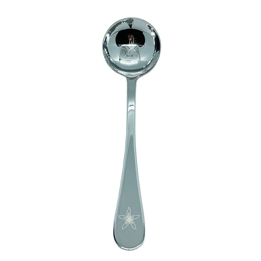 "Coffee blossom" cupping spoon